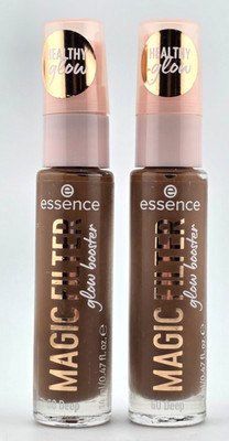 2 pack essence Magic Filter Glow Booster 60 Deep .47 fl oz Each New