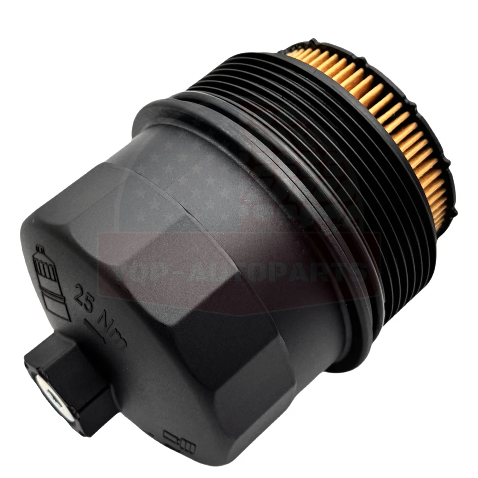 Engine Oil Filter Housing Cover Kit for BMW E60 E63 E64 E65 E66 750Li E70 E53 X5 Foto 2 de 4