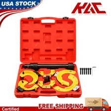 Fork Extractor Tool Macpherson Strut Coil Spring Compressor Kit Interchangeable 