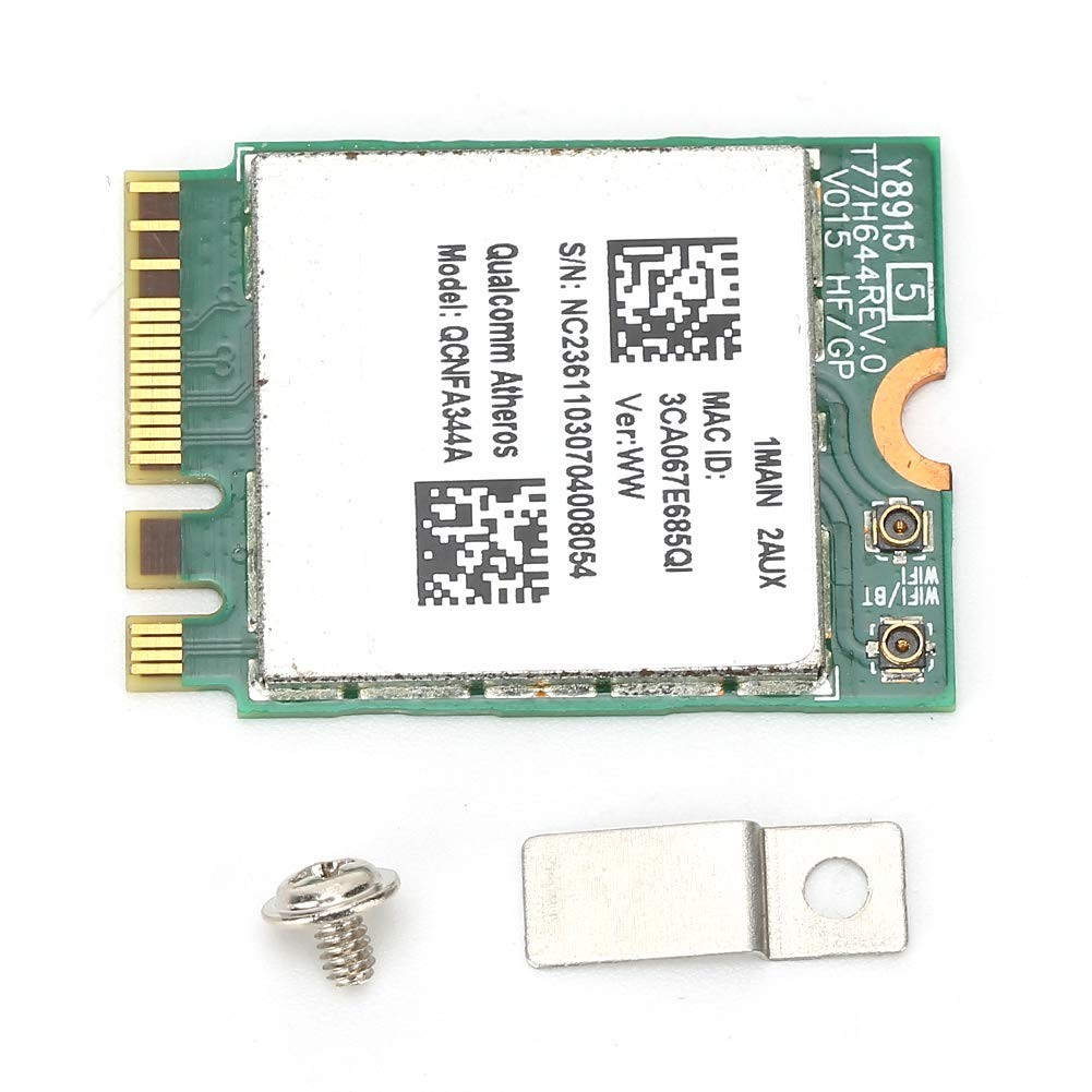 Carte réseau sans fil QCNFA344A double bande WiFi M.2 pour PC portable