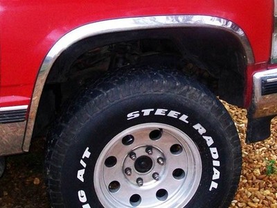 SS Fender Trim 4Pc Fits 1988-1998 Chevrolet Silverado WZ18181 QAA