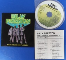 Billy Preston That's The Way God Planned It CD Japan Press Mini LP-W/Insert