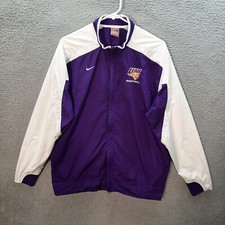 UNI Panthers Jacket Womens Medium Purple White University Of Northern Iowa Nike