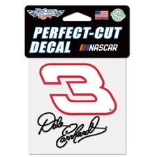 Dale Earnhardt Sr Wincraft 3 Signature Perfect Cut Decal 4x4
