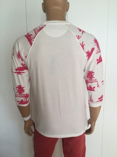 10 Deep Better Since’95 Men’s 3/4 Floral Sleeve T-Shirt Size M - Picture 3 of 5