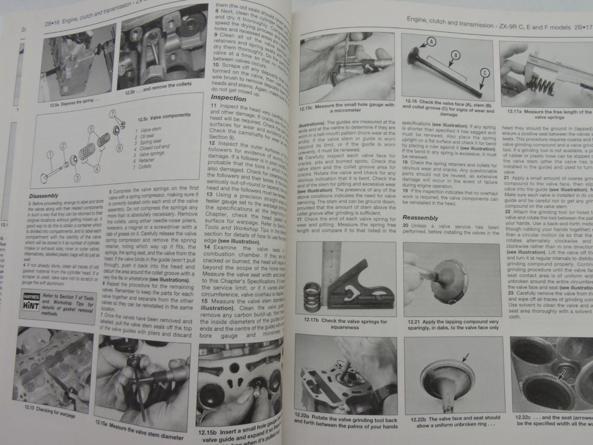 Kawasaki Ninja ZX-7R & ZX-9R Haynes Service & Repair Manual B14586