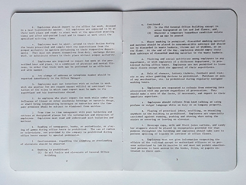 Great Northern Railway 1966 Rules Instructions Personnel Accounting Dept Vintage - Picture 6 of 9