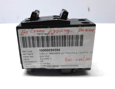 Square D QO21520 Leistungsschalter QO Zwei Pol Tandem 125V