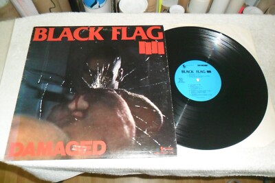 BLACK FLAG - DAMAGED LP ORIG 1st PRESSING MCA PARENTAL STICKER VG+/VG++PUNK ROCK
