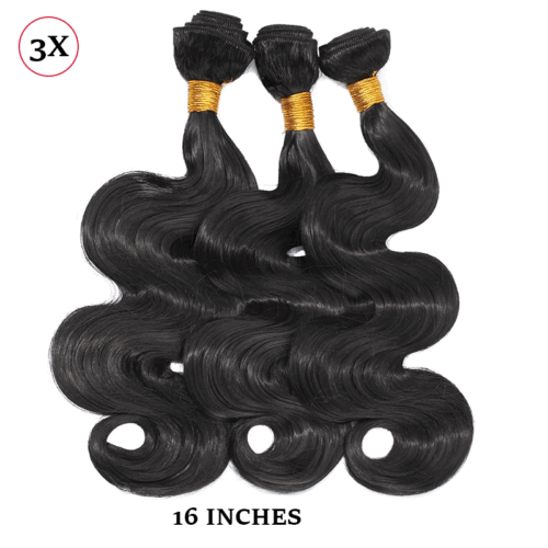 Brazilian Body Wave 100% Soft Hair Piece 3 Bundles 300g As Human Hair Extensions - Picture 21 of 27