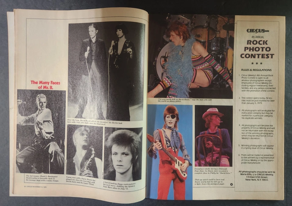 HIT PARADER MAGAZINE NOV 1978 BILLY JOEL, NEIL YOUNG FRAZETTA POSTER! MORE VF+ - Image 4 of 4