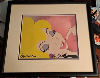 Original Daphne Dragon's Lair Cel Framed Autographed by Don Bluth, Gary ...