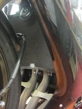 R&G Racing Black Aluminum Radiator Guard For 06-07 Kawasaki Ninja ZX10R ZX1000D