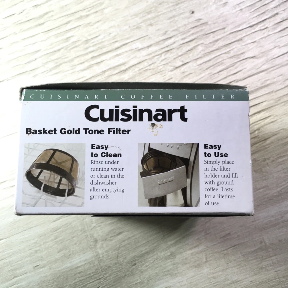 Filtro de café Cuisinart reutilizable tono dorado permanente GTF-B Foto 4 de 4