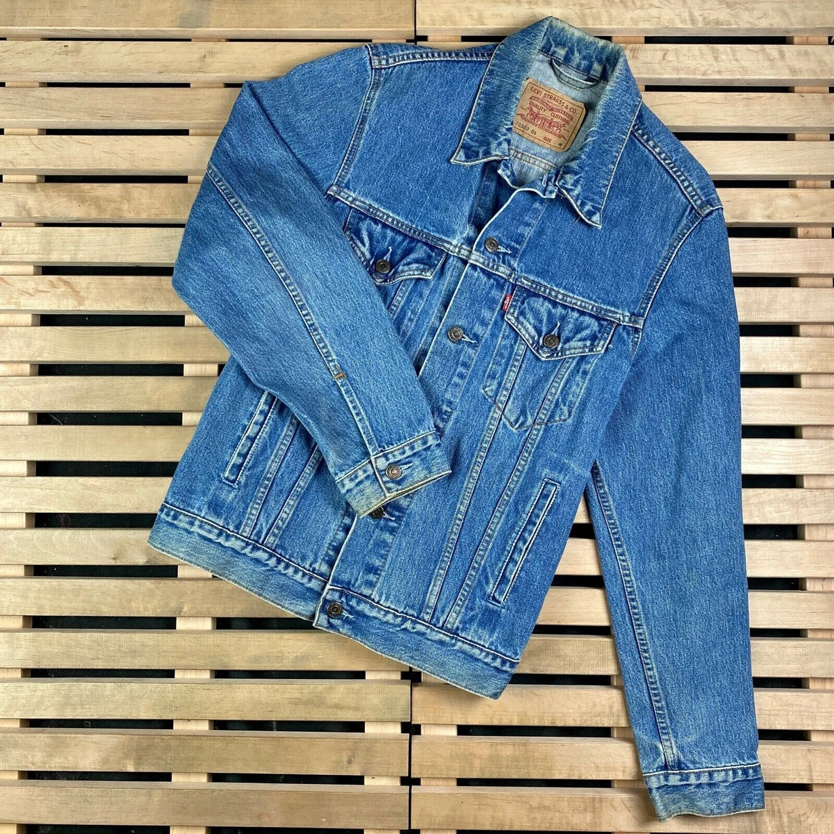 Levi denim on sale bomber jacket