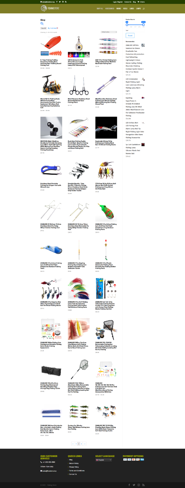 Fishing Gear Dropshipping Store Turnkey Dropship Business site eBay