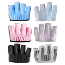 Four Finger Yoga Grip Gloves Half Finger Pilates Gloves for Gym Weightlifting