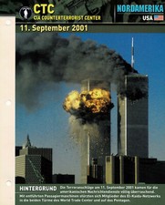 CTC - CIA Centrum Antyterrorystyczne - 11 września 2001 - Karta informacyjna