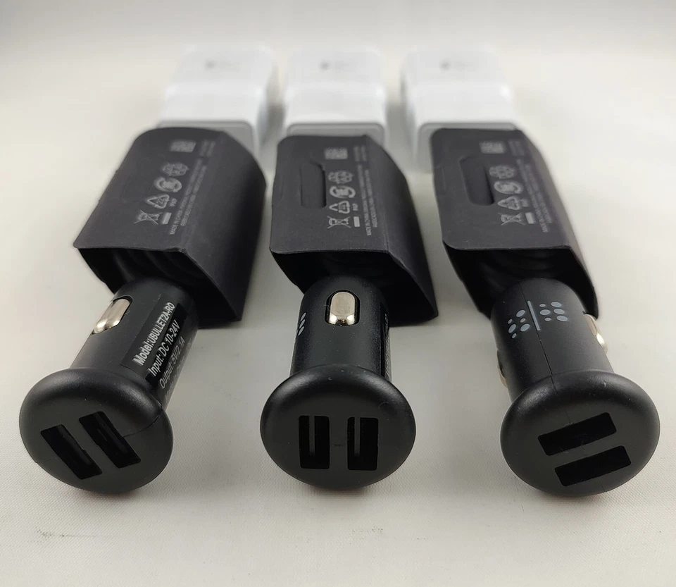 PACK 3 Cargador Rápido Pared, Enchufe Coche, Cable USB 15W para Smartphones Samsung Galaxy Foto 2 de 4