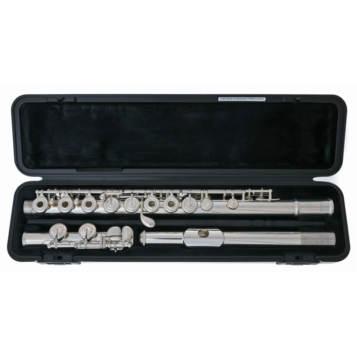 New YAMAHA FLUTE YFL 282 Silver Plated Open Holes Ships FREE WORLDWIDE