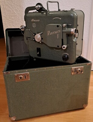 BAUER Pantalux 8 - Projektionsgerät 8-mm-Filme und Koffer - sehr gepflegt