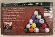 Golfer's Putter Pool-Plays Like Golf-Shoots Like Pool by Club Champ, Complete