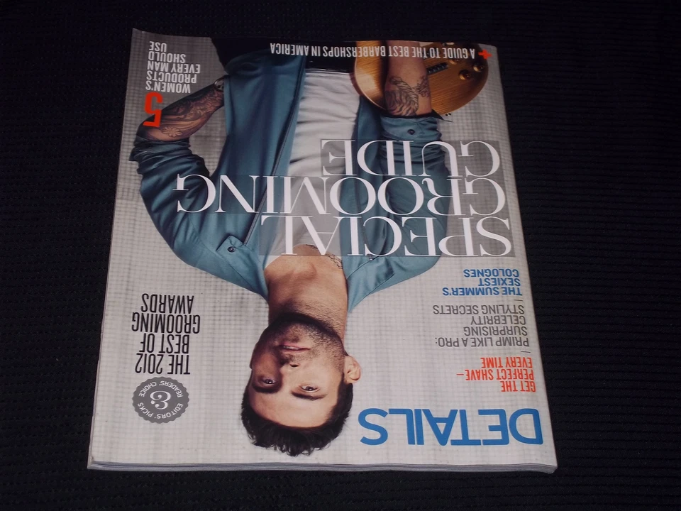 2012 JUNE DETAILS MAGAZINE - ADAM LEVINE FRONT COVER - H 8949 - Image 2 of 2