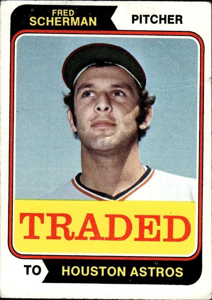 FRED SCHERMAN 1974 Topps #186T BUY ANY 2 ITEMS FOR 50% OFF B210R1S26P14