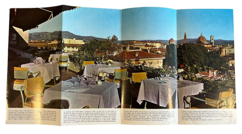 Vintage Brochure Hotel Villa Medici Firenze Florence Italy 1966 European Travel - Picture 3 of 4