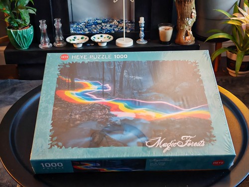 Art.Nr 29943 Heye Puzzles  1000 Pc  Rainbow Road (Magic Forest) FREE UK POSTAGE  - Picture 1 of 4