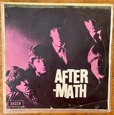 The Rolling Stones AFTER-MATH 1. Ger  round ellipsoid DECCA on label SLK 16415-P