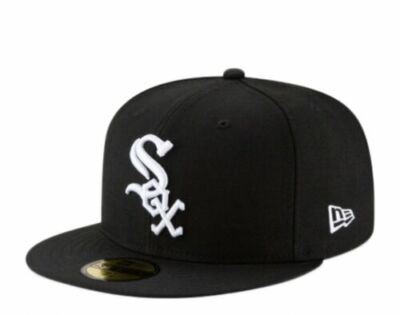 New Era Chicago White Sox GAME 59Fifty Fitted Hat (Black) MLB Cap 2017 Black UV
