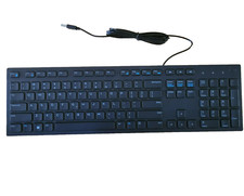 DELL Wired USB Keyboard for Desktop PC KB216-BK-US - Black