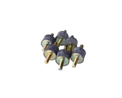 5 Stück Silentblock, Gummimetalllager, Gummipuffer M6x18