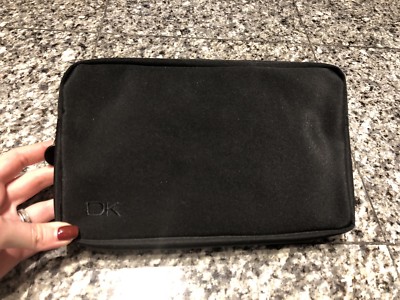 Donna Karan DK Black Cosmetic Case Bag