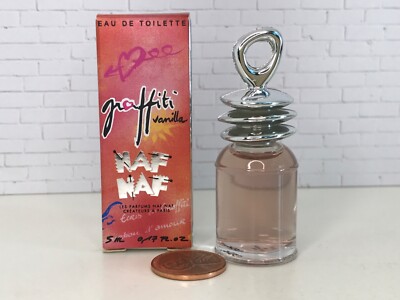 NAF NAF Graffiti Vanilla *MINI* Perfume Women's Eau de Toilette 0.17 oz/5 ml NIB