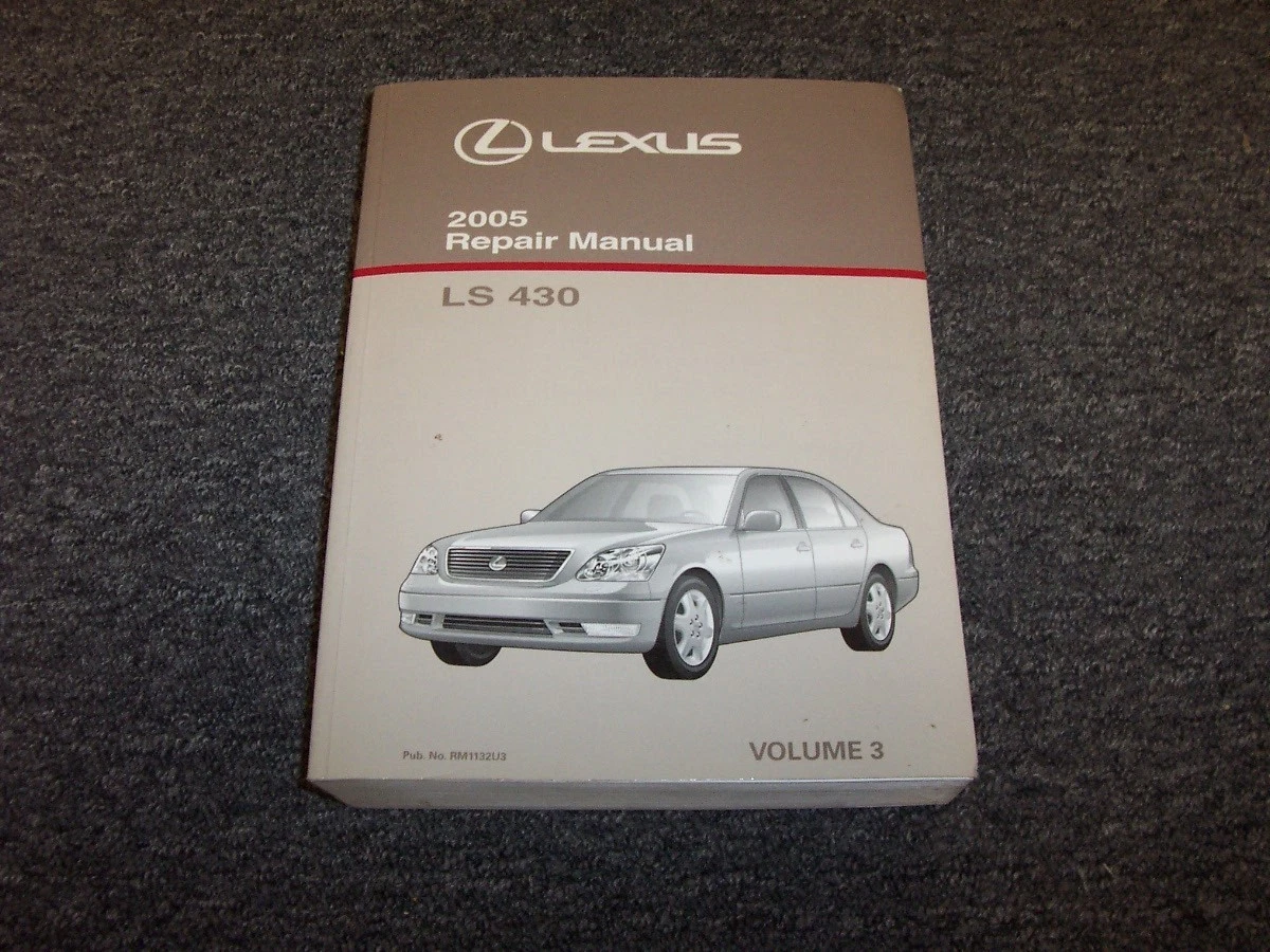 北米仕様 USDM 2005y 米国レクサス LS430 オーナズマニュアル 2005
