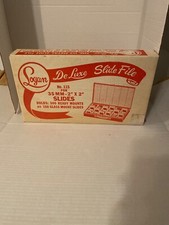 Logan DeLuxe Slide File Box Model no.115 Designed for storing 35mm slides