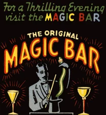 1930's - The Magic Bar - Matchbook Advertising Poster