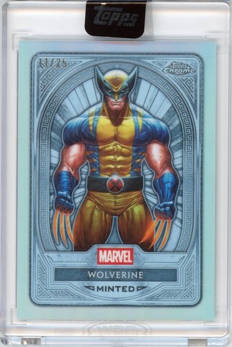 Wolverine [Red Refractor Chrome Platinum] #102 Marvel 2025 Topps Mint card