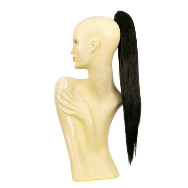 Postiche queue de cheval 70 cm la solution pour cheveux fins brun 7 en 2