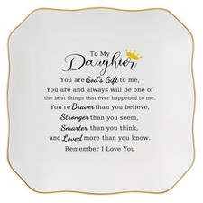 Daughter Gifts Ring Jewelry Dish Tray - Christmas Valentines Mother's Day Wed...
