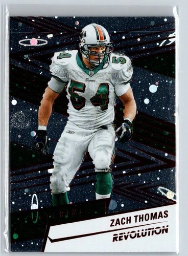 2025 Panini Revolution Football Purple Cosmo Zach Thomas #137