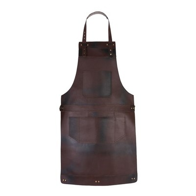 Vollnarbenlederschürze Metzgerschürze BBQ & Grillschürze Holzarbeit Schürze Geschenk