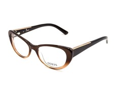 NEW ORIGINAL GUESS GU 2384 BRN Brown Women's Eyeglasses 51mm 17 135
