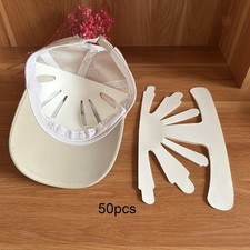 50 Pieces Baseball Cap Inserts Maintaining Shape Cardboard Paper Hat Shapers