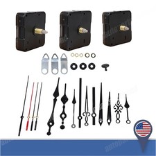 DIY Wall Clock Movement Mechanism Battery Operated Repair Replacement Parts