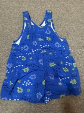 Vintage Baby B  Gosh 90s Sea Life Print Short Overalls 12 months