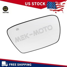 Driver Side Mirror and Backing Plate Fits 2005-2010 Jeep Grand Cherokee Heated