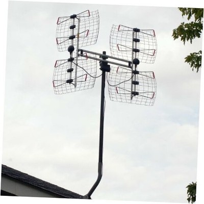 8-Element Bowties Range, Multi-directional, Indoor, Attic, TV Antenna 70 Mile